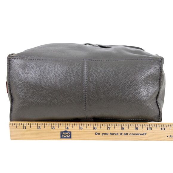 Kooba GRAY GENUINE LEATHER BACKPACK CONVERTIBLE SHOULDER BAG X-BODY PURSE - Picture 14 of 16